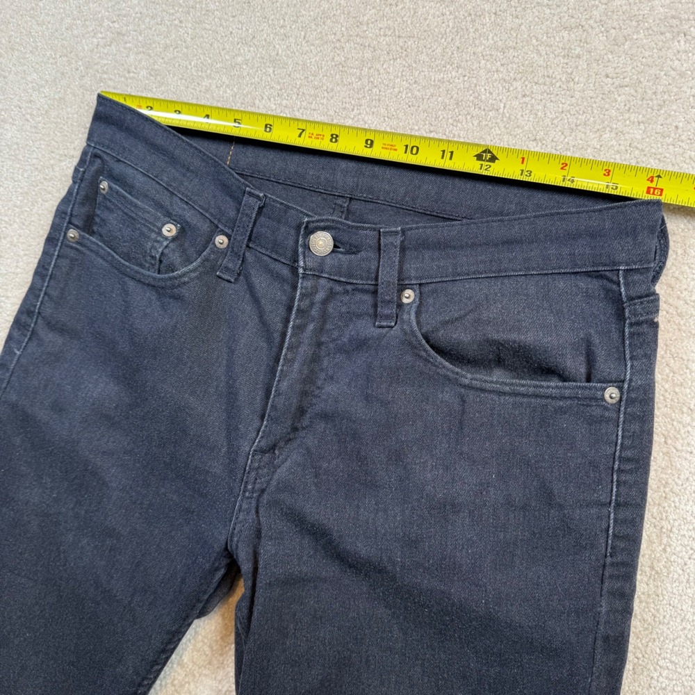 Levi's 511 Mens 31x32 Dark Wash Slim Fit Pants Cotton Polyester Blend - Picture 8 of 10